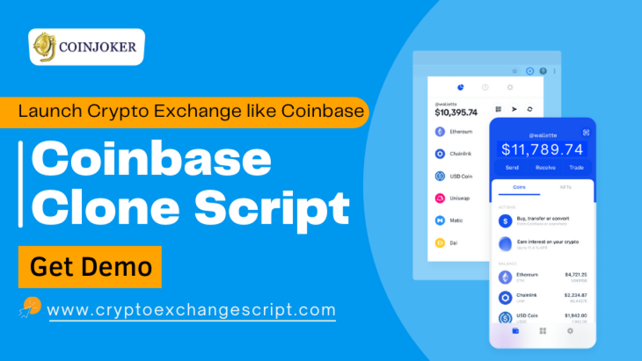 Coinbase Clone Script - Launch Crypto Exchange Platform like Coinbase