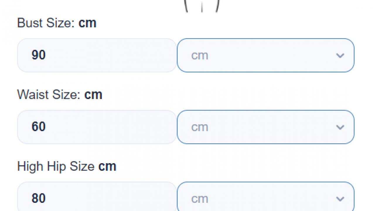 Body shape calculator