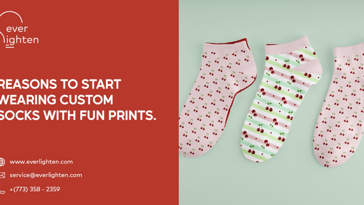 Reasons to start wearing custom socks with fun prints.