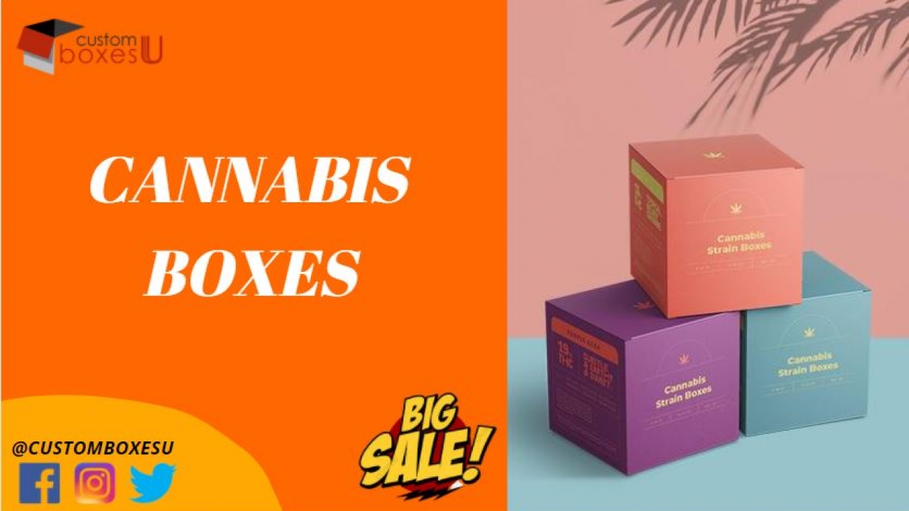 Custom Cannabis Boxes with free design support in the USA