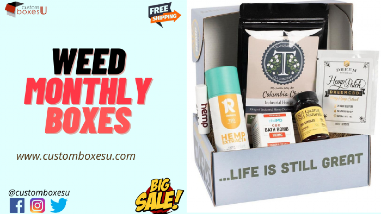 Monthly Weed Boxes help you to attract more customer