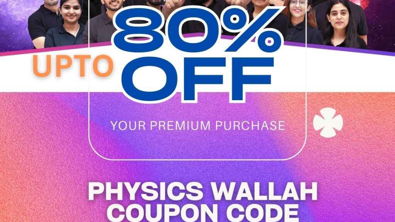 Rebate: Physics Wallah Coupon Code Get upto 80% off