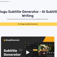 Telegu subtitle generator