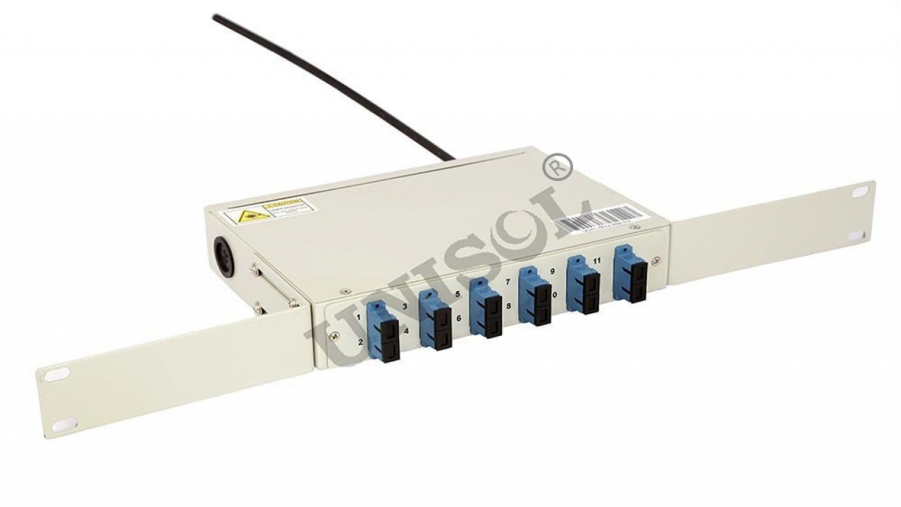 Miniature Rack mounted patch panel