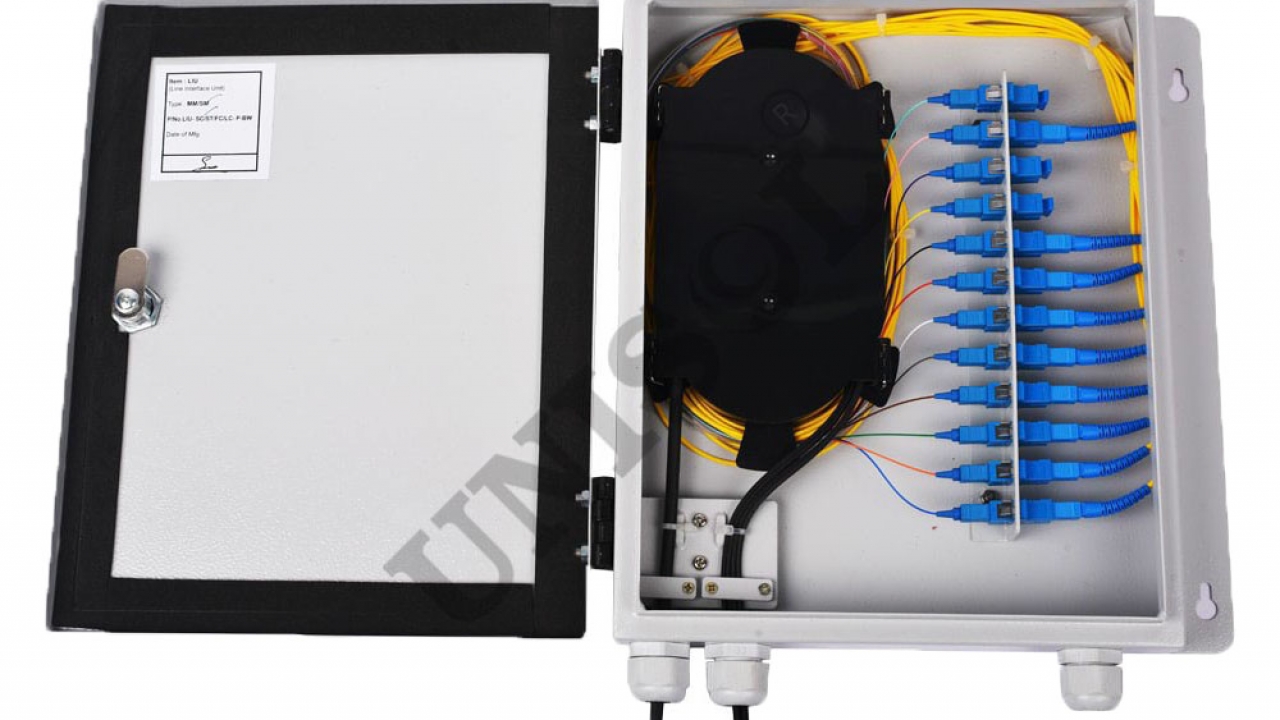 What is Wall mount fiber optic patch panel?