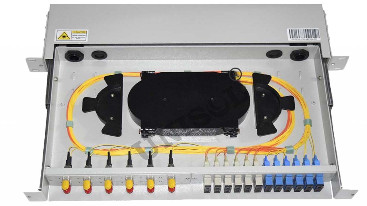 1U Sliding Patch Panel