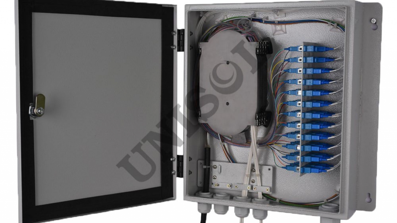 IP Rated 24 port wall mount patch panel