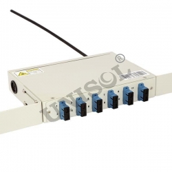 Miniature Rack mounted patch panel