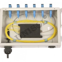 Miniature Rack mount fiber optic patch panel