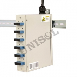 24 Port Mini Din Rail Mounted Enclosure