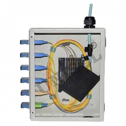 MINIATURE WALL MOUNT FIBER OPTIC PATCH PANEL/LIU